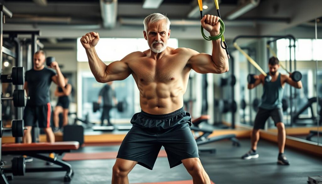 Muscle building exercises for men over 40