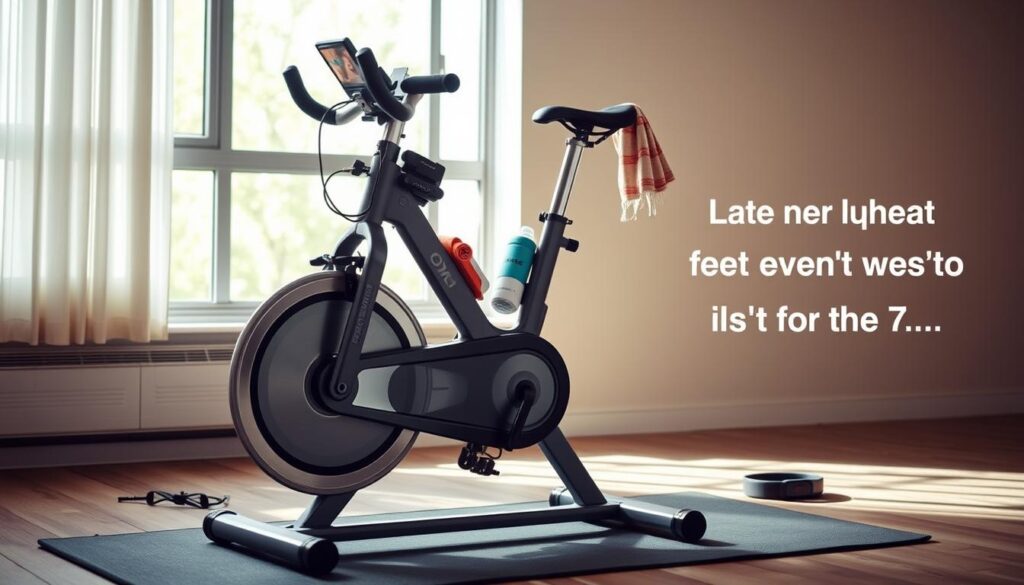 Stationary bike workout