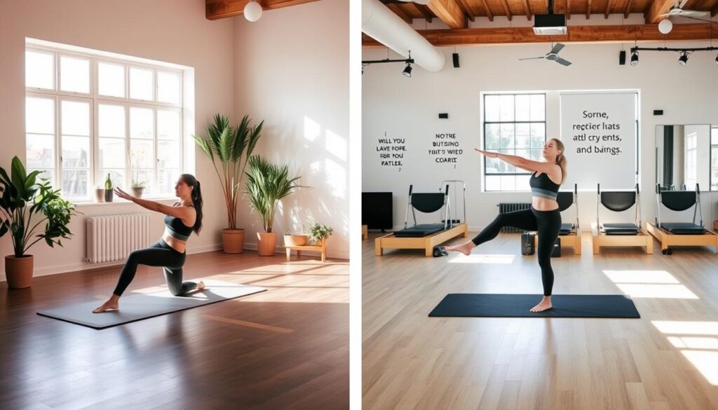 basics of Pilates and yoga