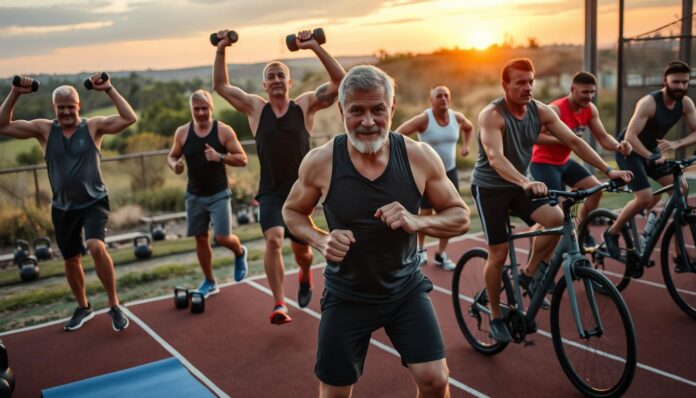 workout routine for men over 40