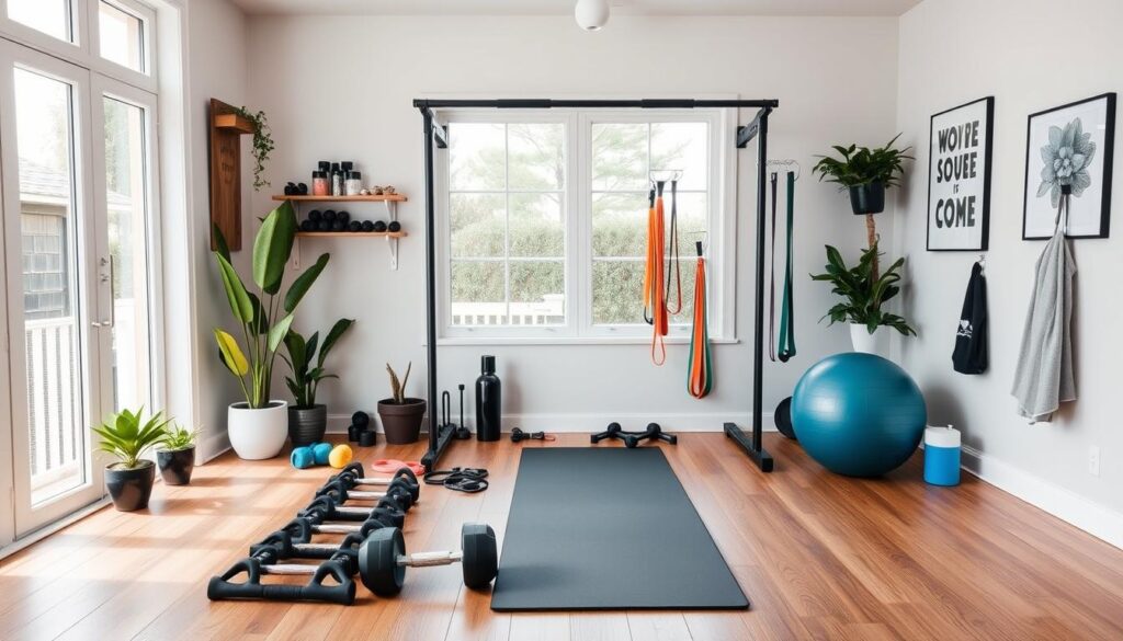 home gym setup