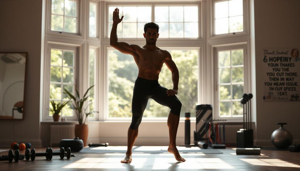 visualizing success in workout routine